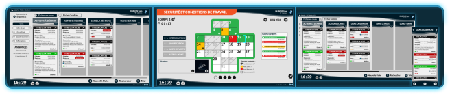 Un aperçu du logiciel Infinite de Goupil Technology, un outil d'amélioration continue avec gestion de fiches, briefs quotidiens et gestion par les visuels